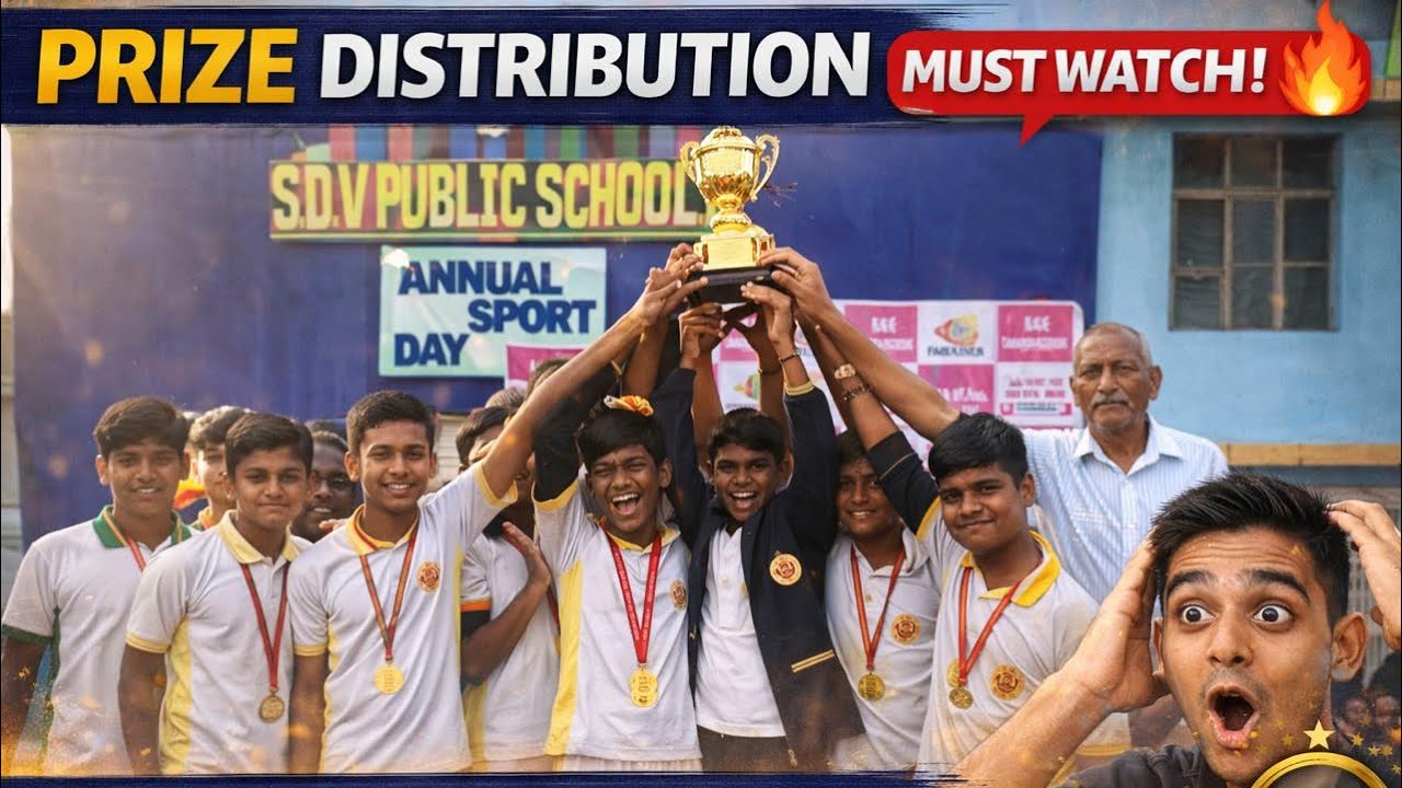 Prize distribution ceremony 🏆S.D.V Public School part-2