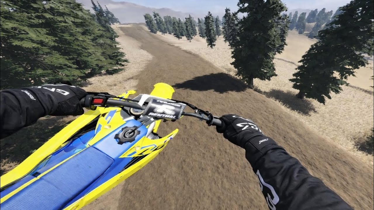 Ripping RMZ250 huge jumps