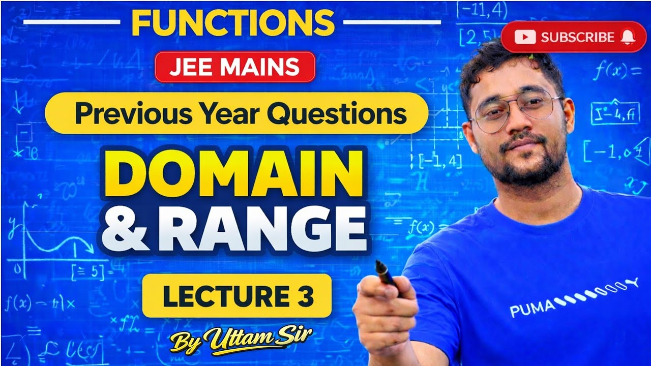 Domain & Range of Function- IMPORTANT for jee main , Bitsat & other engineering exams 