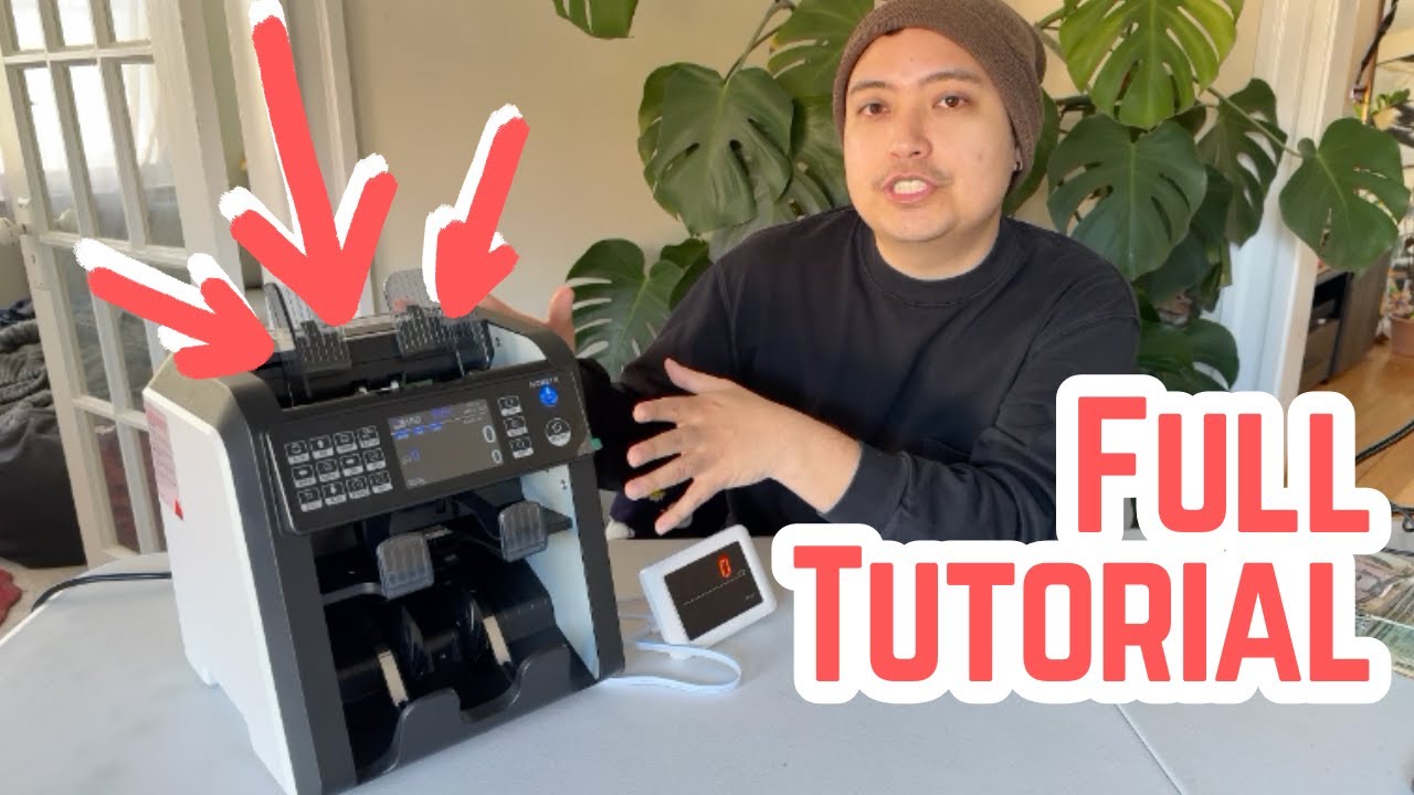 MUNBYN IMC08 Dual Money Counter Machine Review | Mixed Denomination & Counterfeit Detection
