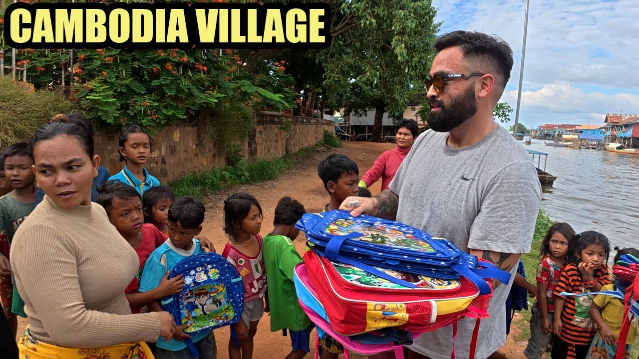 Visiting Cambodia's Flooded Village to Give Back 🇰🇭