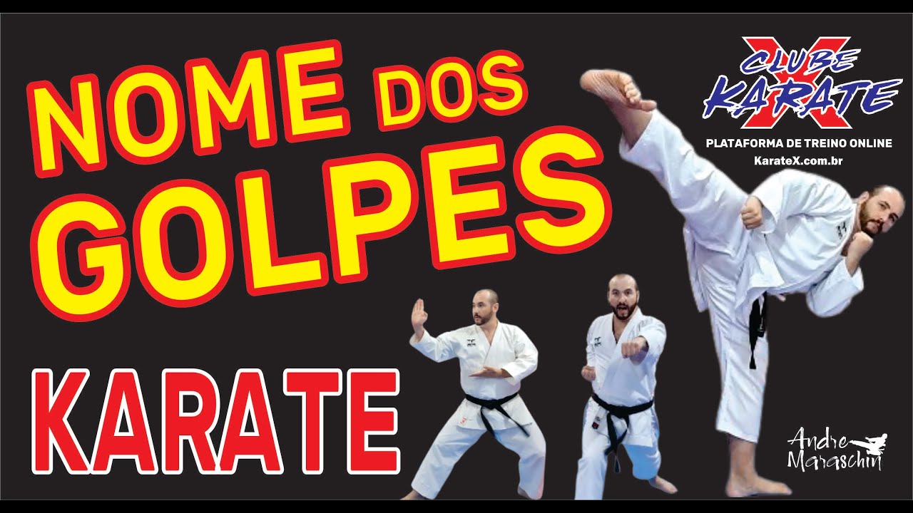 NOME DOS GOLPES DO KARATE SHOTOKAN - Parte 1 | KIHON B&Aacute;SICO DE FAIXAS: AZUL - AMARELA - VERMELHA