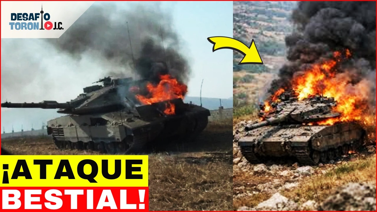 &iexcl;EMBOSCADA M0RT4L! ANIQUILAN 100 Tanques Merkava de ISRAEL por Hezbol&aacute; | DesafioTorontoJC