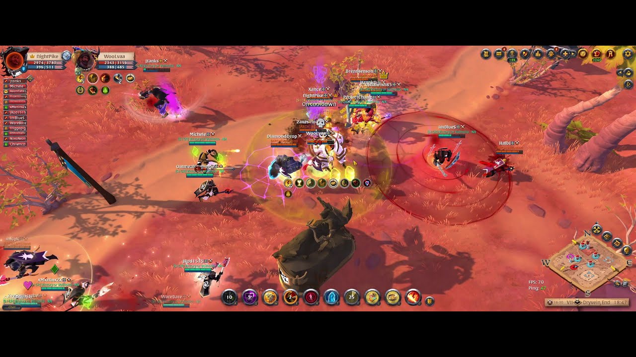 Caller POV | Forge Hammers | Outpost Battle | Victory or Valhalla - NA | Albion ZvZ