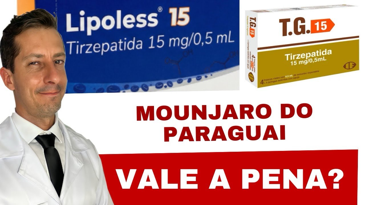 LIPOLESS e TG (tirzepatidas do Paraguai): valem a pena?!