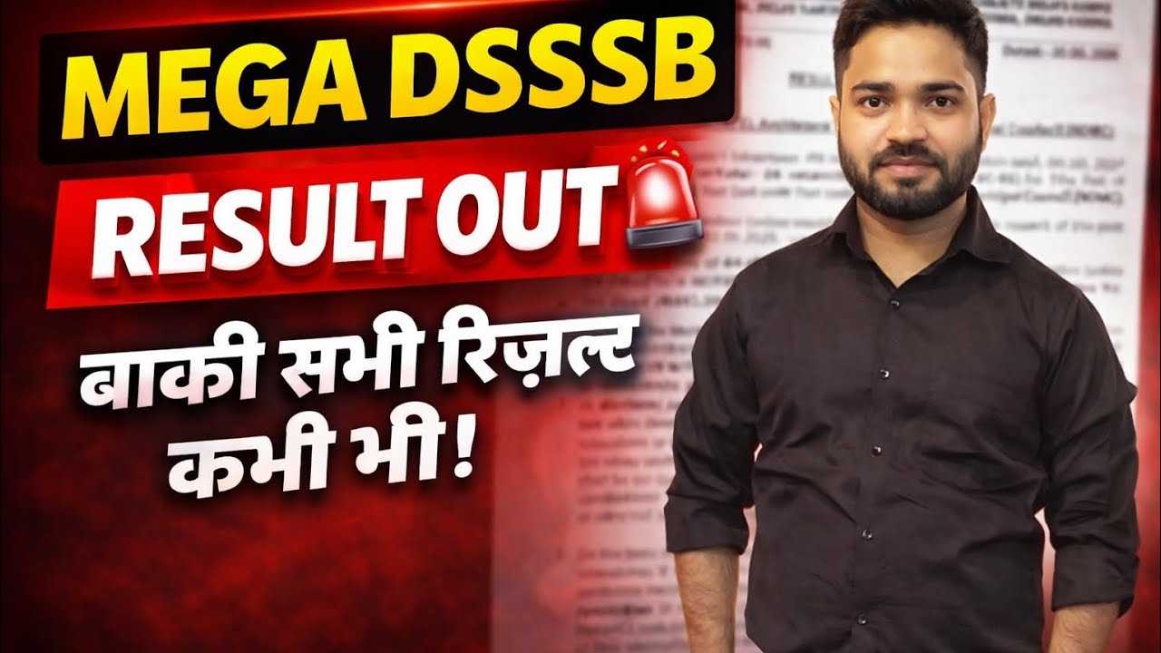 DSSSB PGT RESULT OUT 🔥 The cutoff has gone so high 👉🤔 Rest of the results anytime 🎯#dsssb@dcoffic...