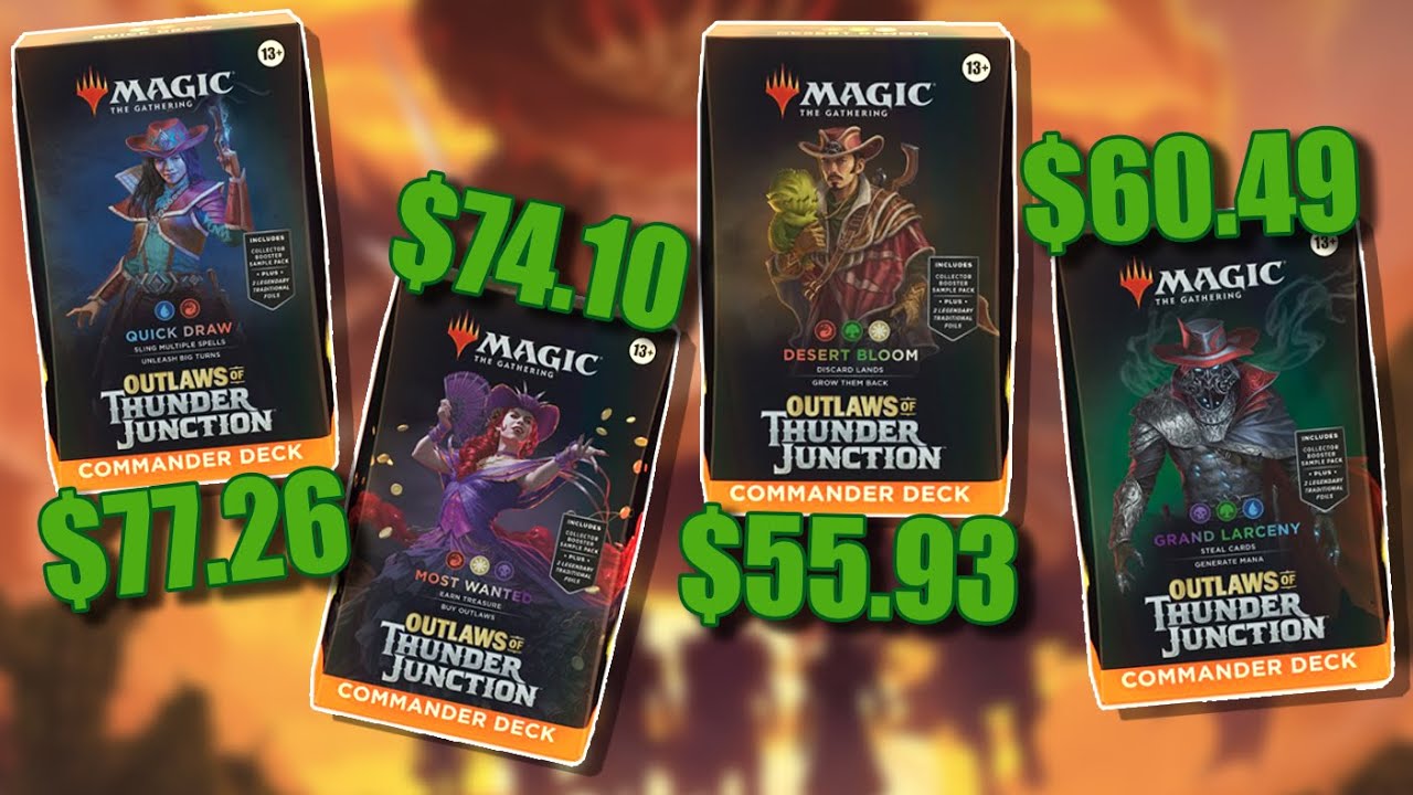 Most VALUABLE Commander Decks Yet! Outlaws of Thunder Junction Precon opening.