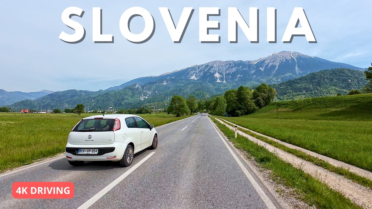 Scenic Drive from Bohinjska Bistrica to Kranjska Gora | Triglav National Park Adventure | 4K