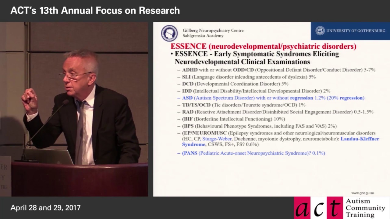 ESSENCE* Part 2 – Early Recognition of ASD and Associated Disorders Can Lead to Better Outcomes