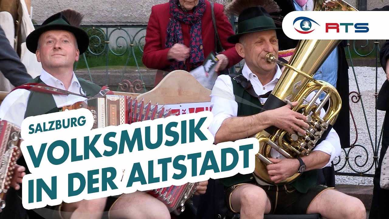 Musikanten am Residenzplatz: Salzburger Volksmusik belebt die Altstadt