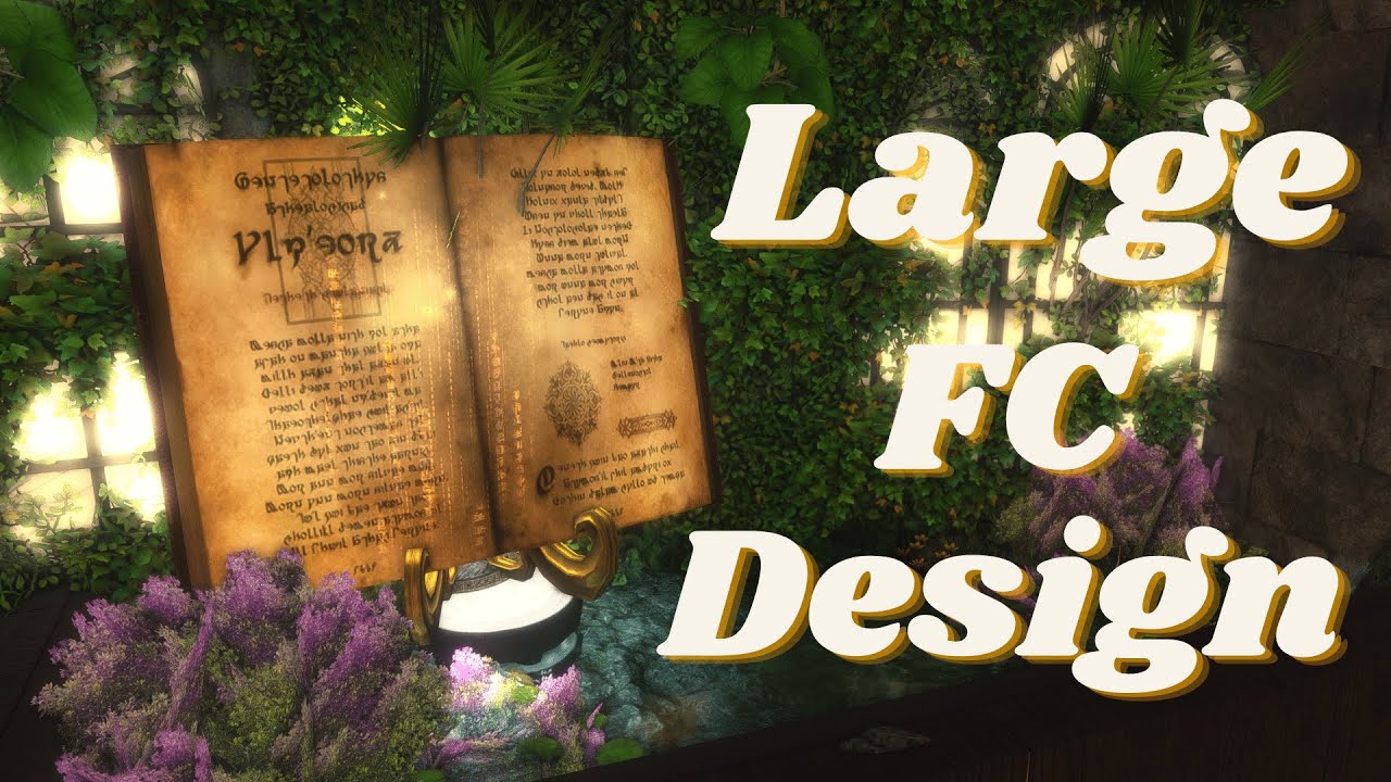 FFXIV Housing - Library, Merchant Shop, & Restaurant (Walkthrough/Tour) (Large House)