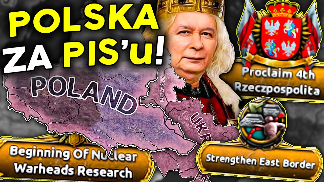 CO GDYBY PIS RZĄDZIŁ POLSKĄ w 2024 ROKU? MODERNDAY PO POLSKU w HEARTS OF IRON 4!