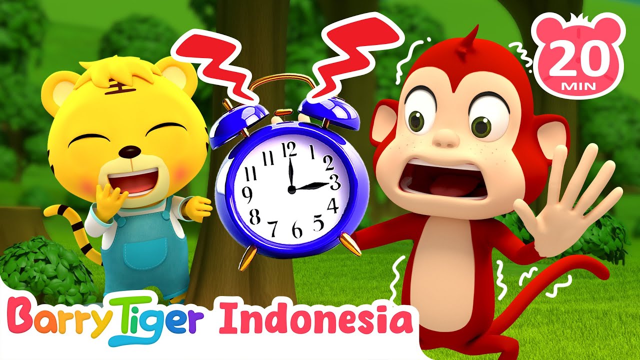 Lagu Hickory Dickory Dock 🎶 Tikus & Jam Ajaib! | Lagu Hewan & Lagu Anak | BarryTiger