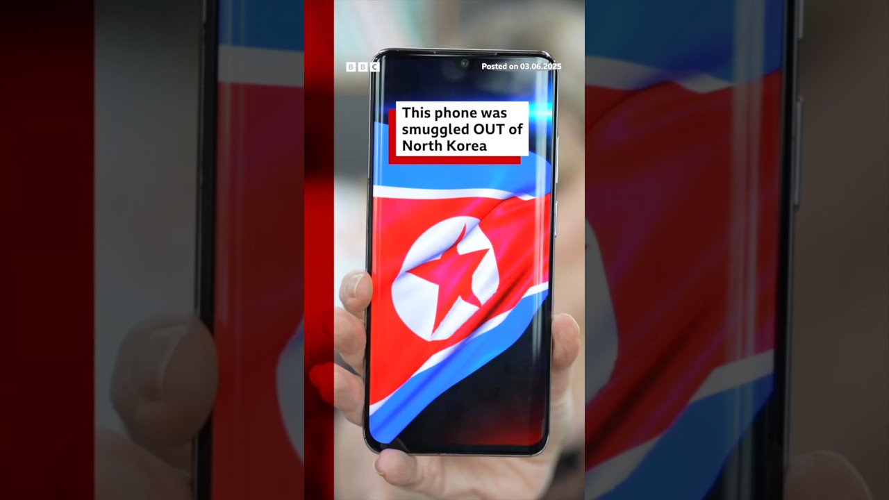 A North Korean mobile phone smuggled out the country showed the level of censorship #BBCNews