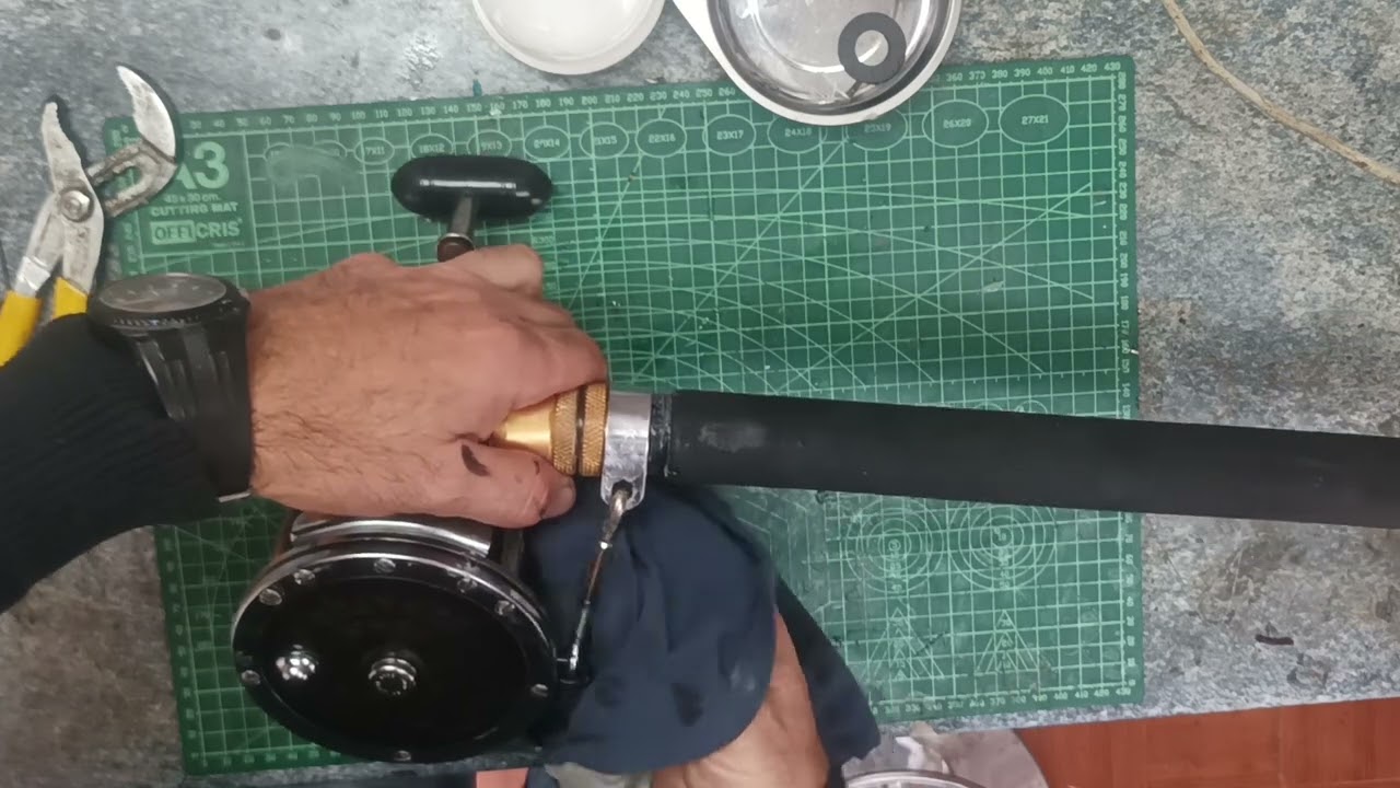COMO PREPARAR CAÑA CURRICAN PARA LA TEMPORADA.HOW TO PREPARE TROLLING ROD FOR THE FISHING SEASON