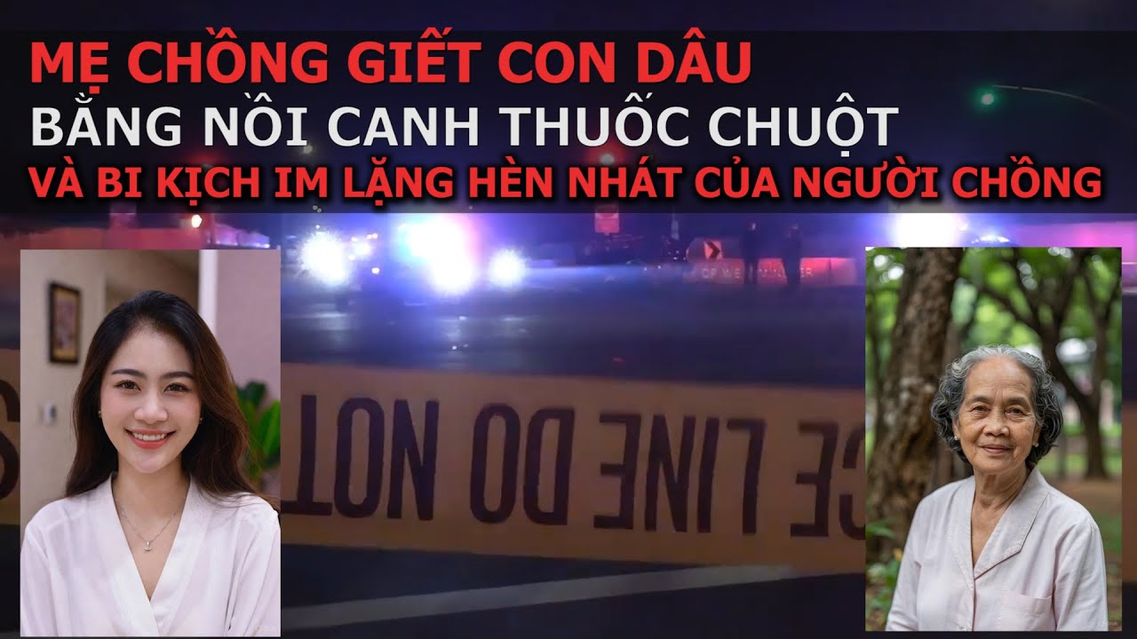 Mẹ chồng giết con dâu bằng nồi canh thuốc chuột và bi kịch im lặng của người chồng