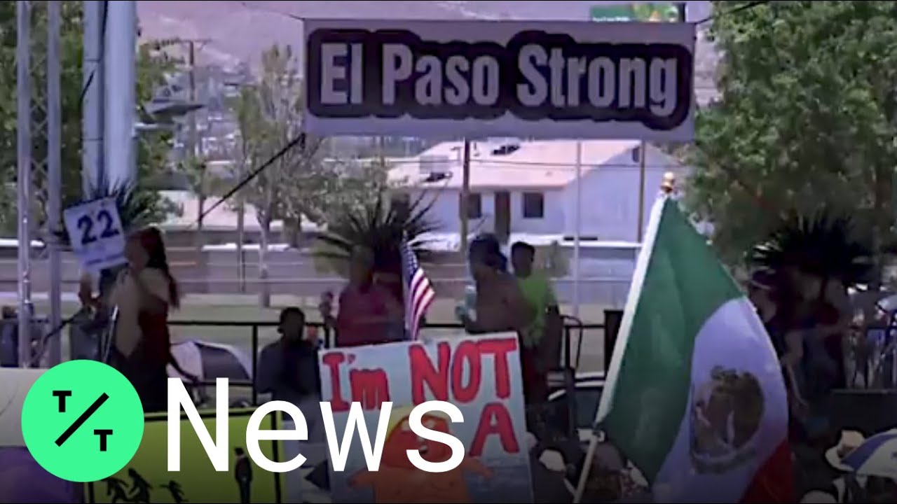 El Paso Strong: Protesters Await Trump's Arrival