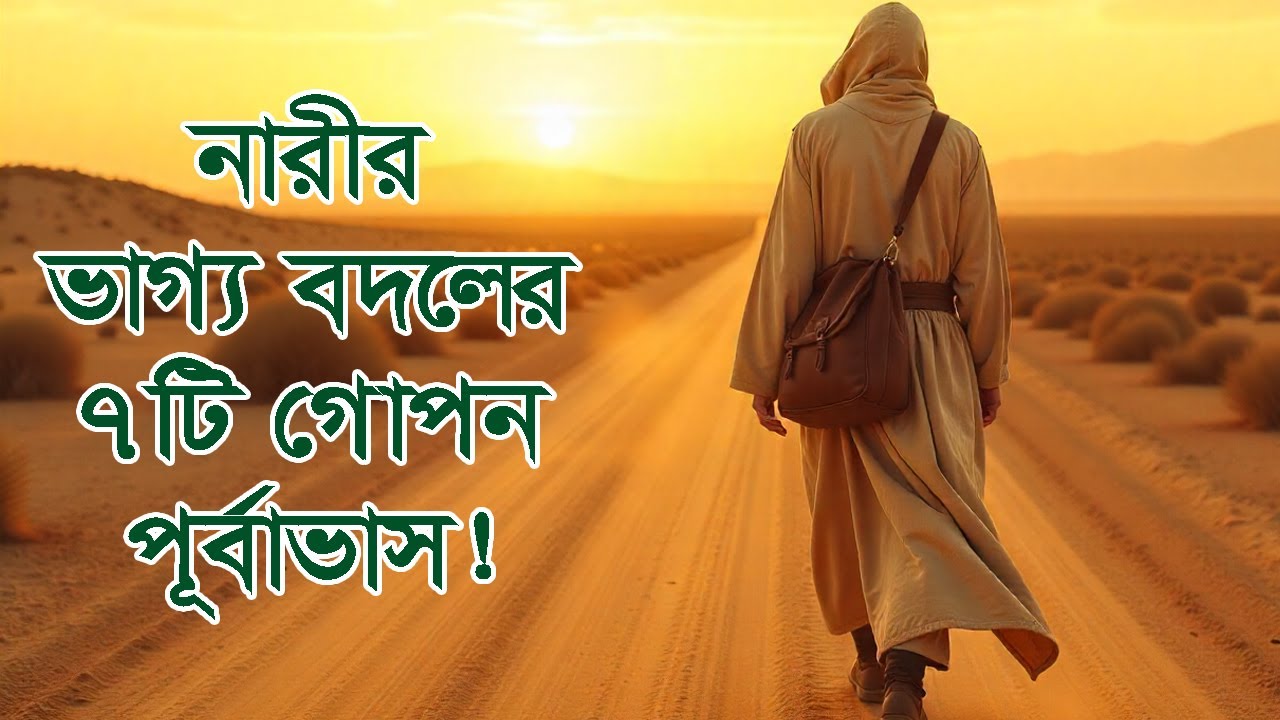 নারীর ভাগ্য বদলের ৭টি গোপন পূর্বাভাস! #ইসলামিক গল্প #আল্লাহরসাহায্য #নারীর ভাগ্য #তাওয়াক্কুল