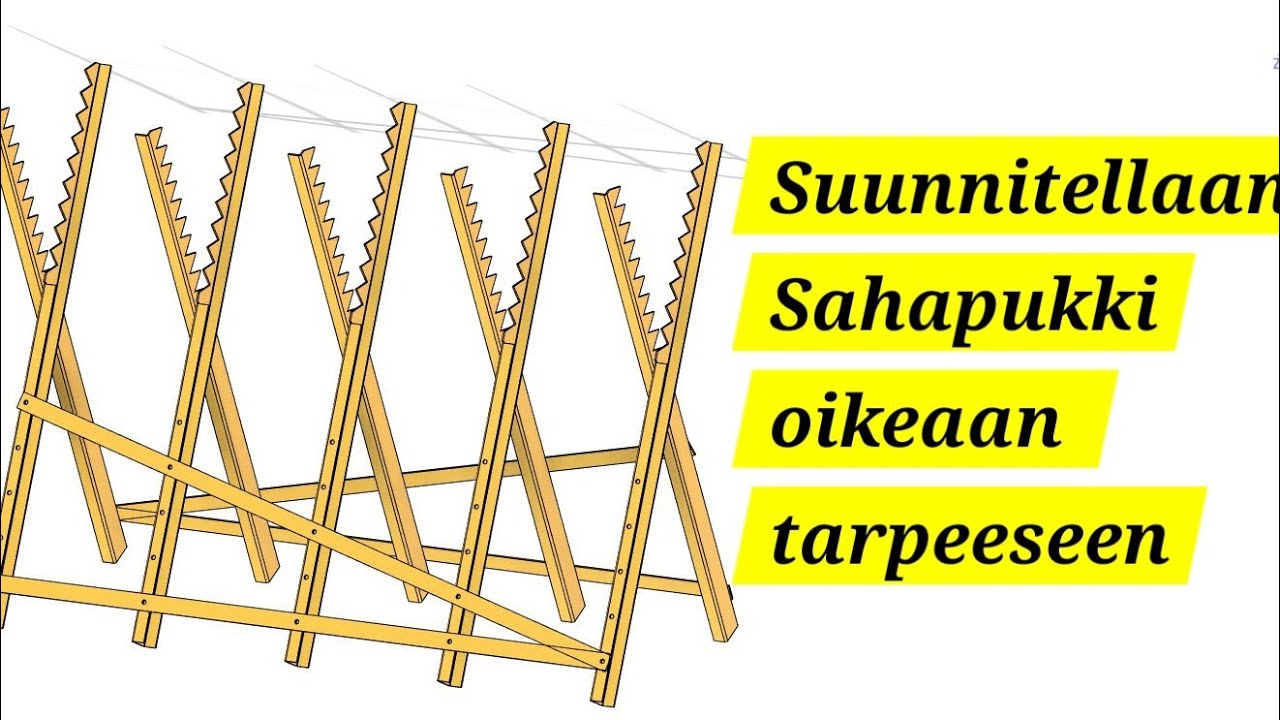 25. Suunnitellaan sahapukki. Oikea työ, oikeaan tarpeeseen