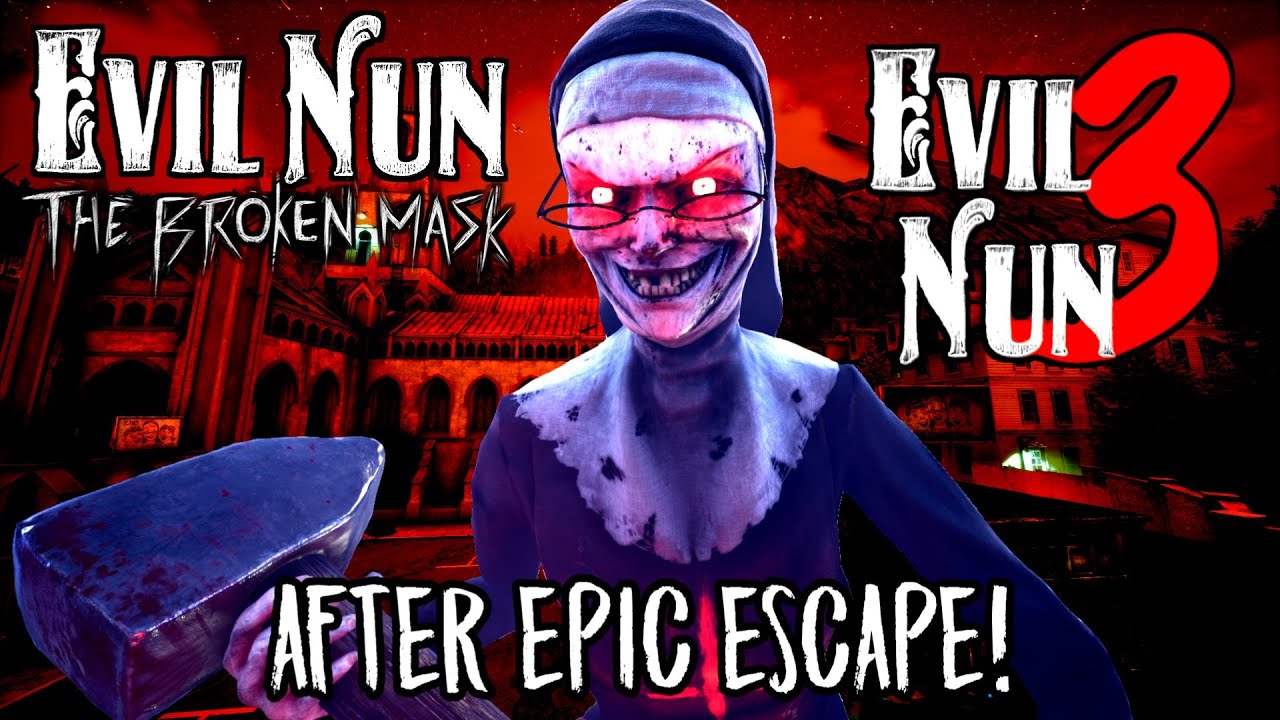 Evil Nun The Broken Mask - ИГРА после ЭПИЧЕСКОГО ПОБЕГА 😃 Evil Nun 3 скоро выйдет? (English Video)