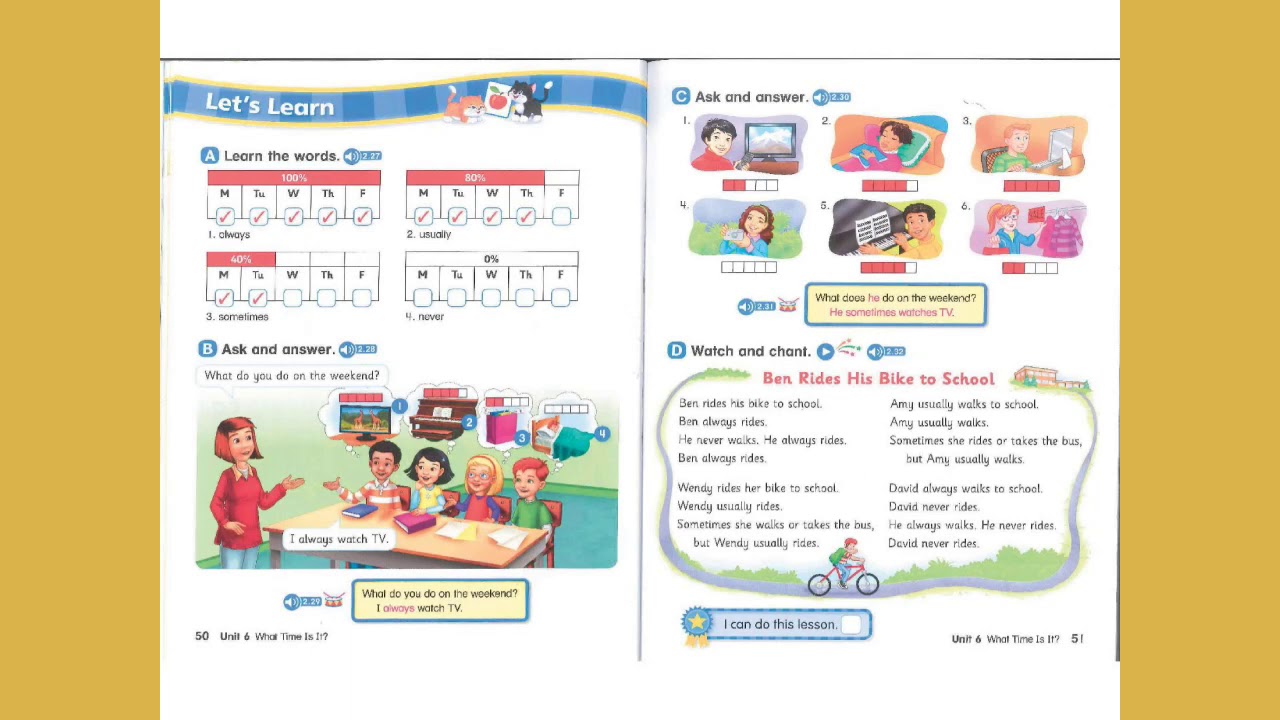 Let's Go: English Book 3 Unit 6