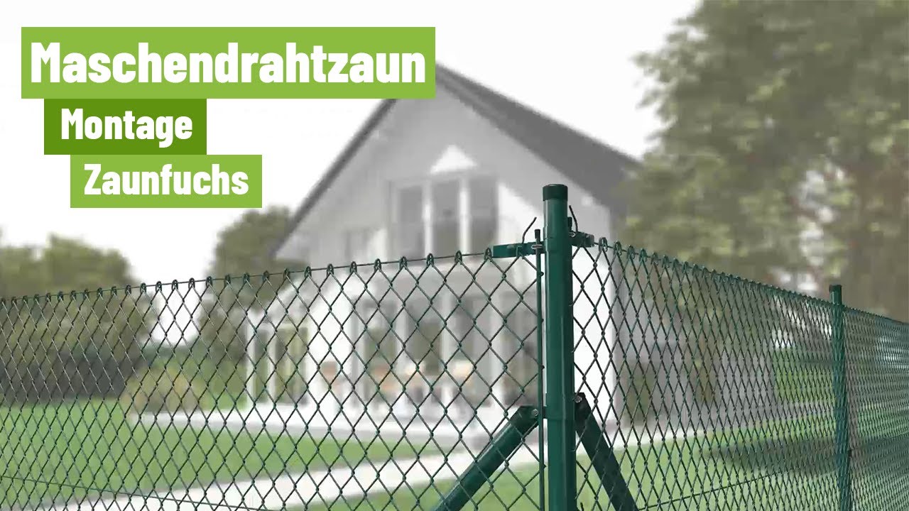 Zaunfuchs.de - Montage Maschendrahtzaun
