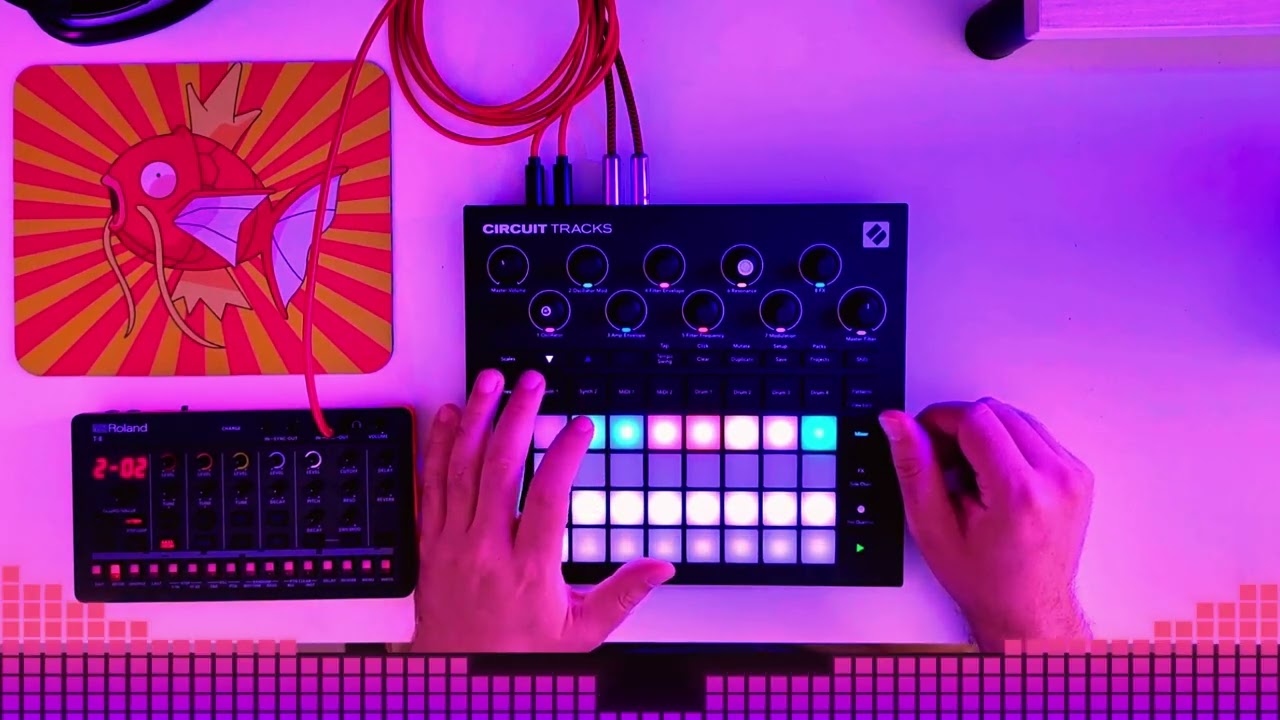2-Hour Techno Power Hour (x2) 😎 Long Live Jam | Circuit Tracks + Roland T-8