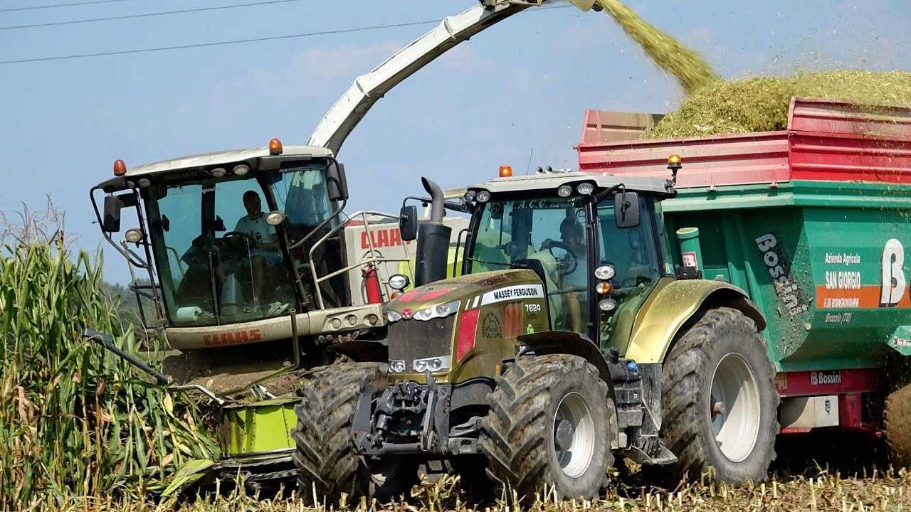 Claas Jaguar 930 | MF 7624 gold | Fendt 716-718-724 | NH T7060