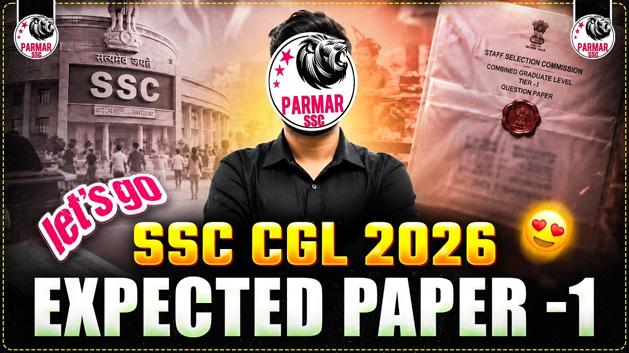 SSC CGL 2026 | GK EXPECTED PAPER - 01