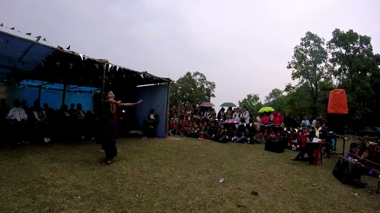 Traditional Dance at Turlungkot Chaite Dashain Mela (2016) | Dura Danda, Lamjung, Nepal