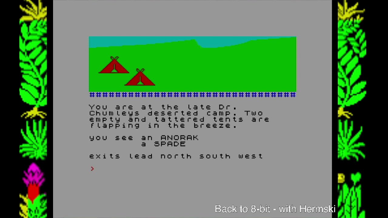 Invincible Island Walkthrough, ZX Spectrum Text Adventure Game