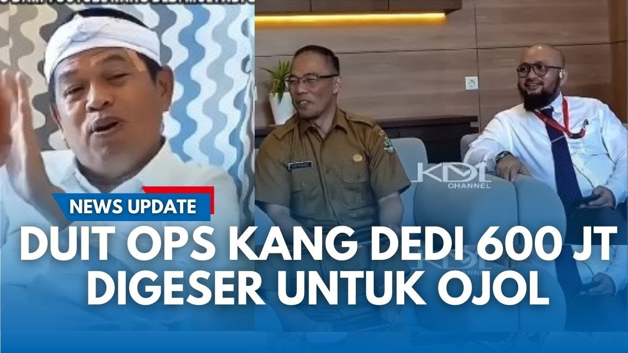 TEU KAGOK! Duit Perjalanan Dinas & Gaji Kang Dedi Rp 600 jt Lebih Dibagikan Untuk Arusansi Driver