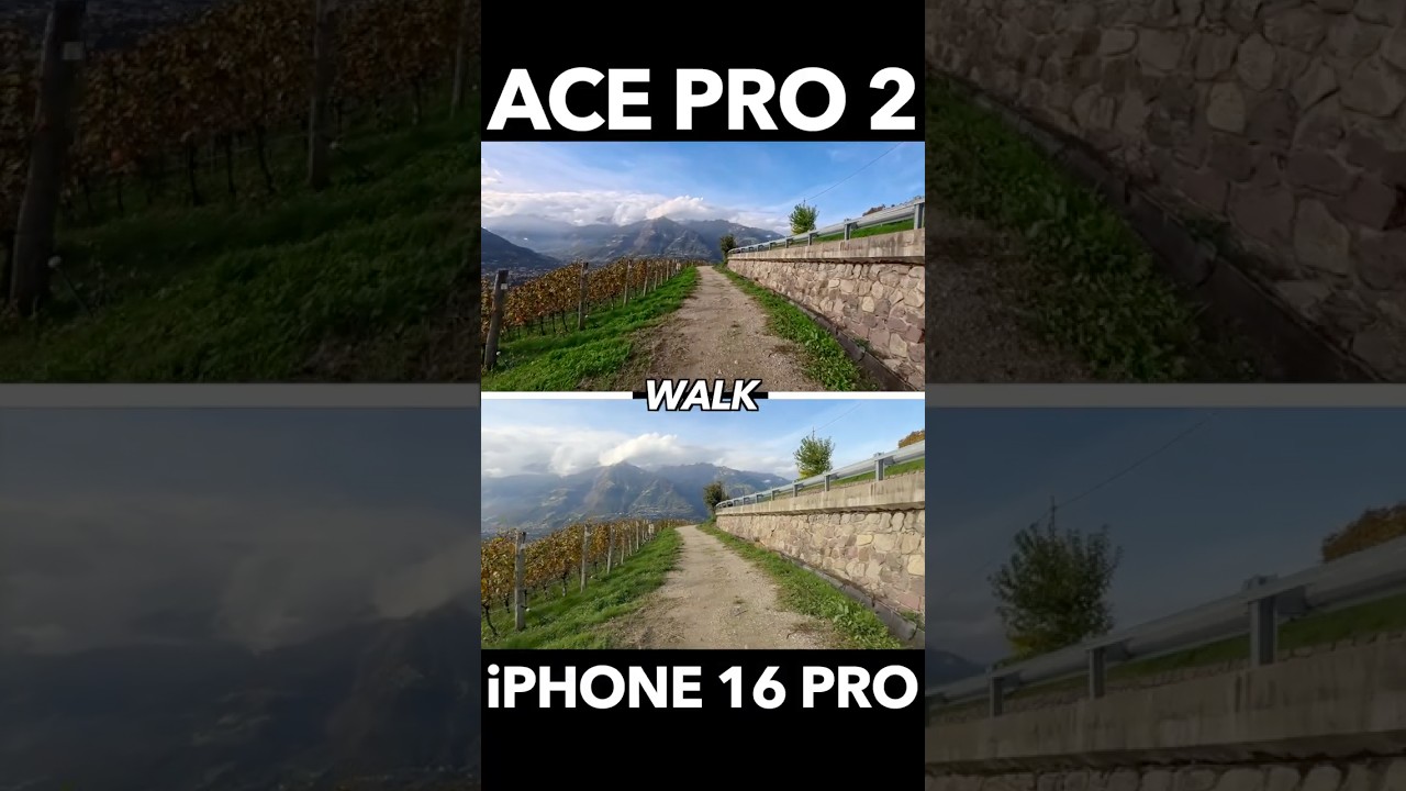 iPhone 16 Pro (Max) vs Insta360 Ace Pro 2 Test #iphone16pro #insta360acepro2