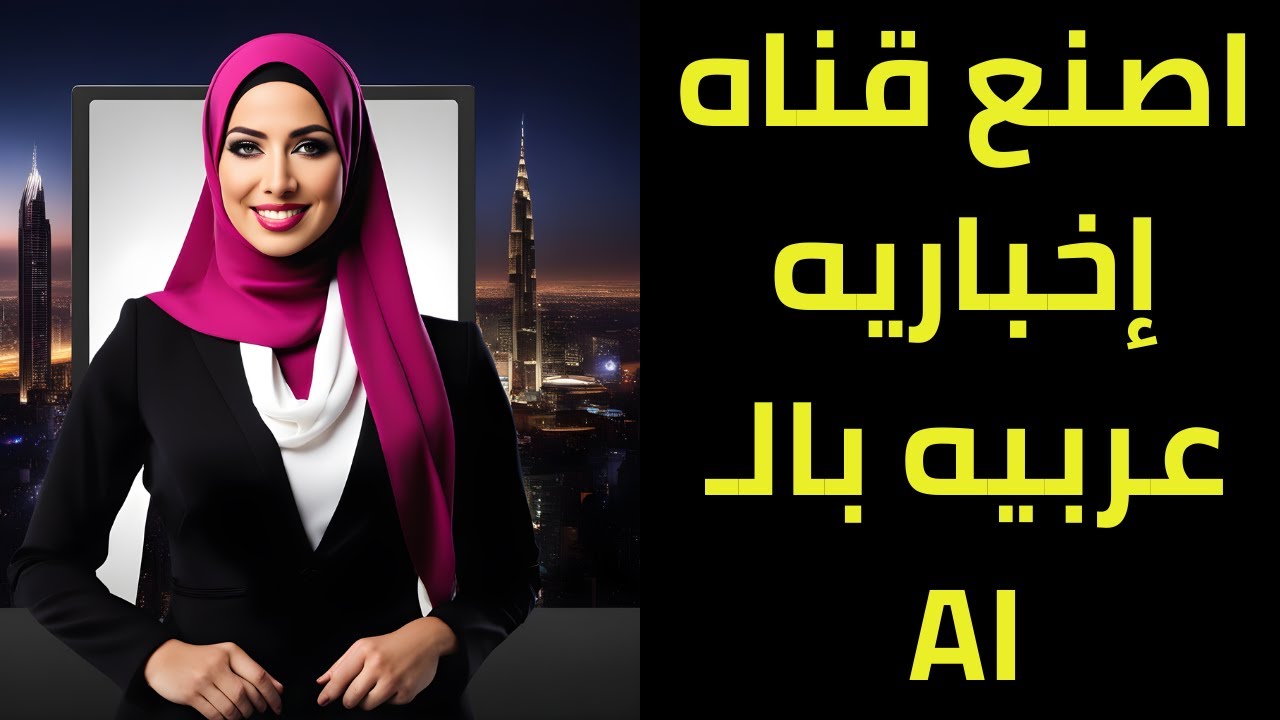 صنع قناه إخباريه بالذكاء الاصطناعي|صنع فيديو بالذكاء الاصطناعي|عمل فيديو بالذكاء الاصطناعي