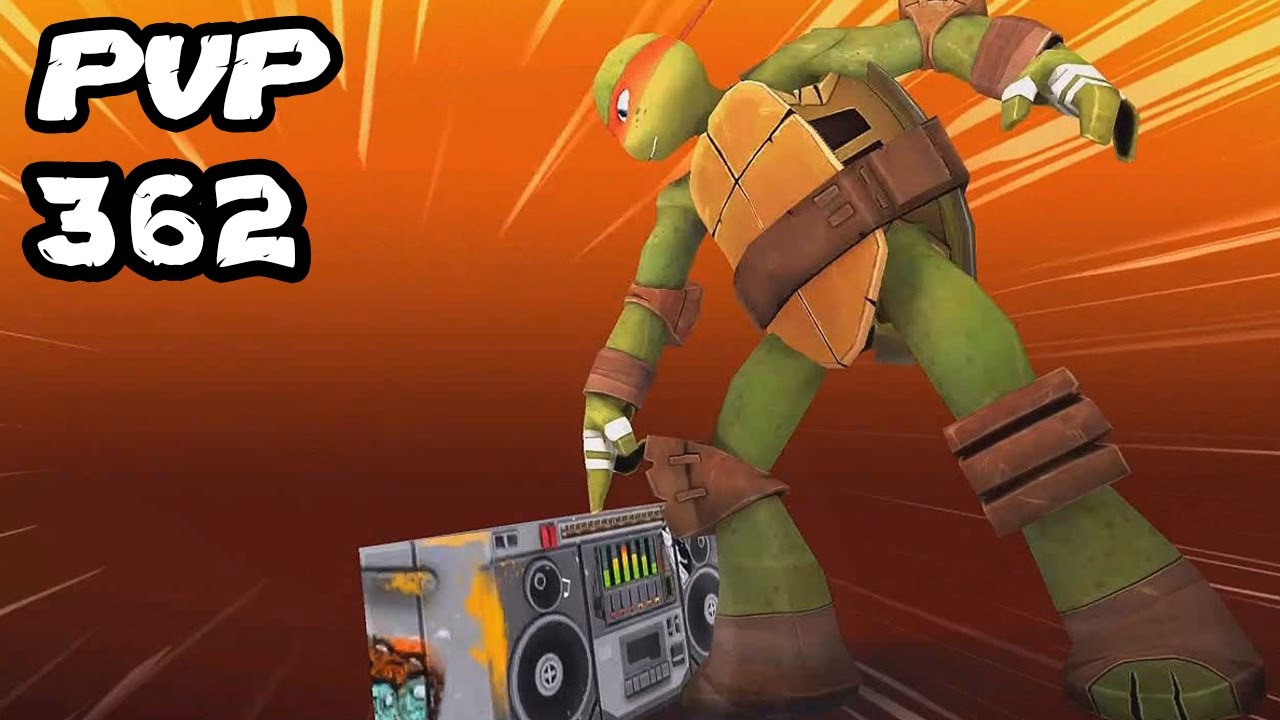 TMNT Legends PVP​​ 362 (Mikey, Rocksteady, Casey Jones, Metalhead, bebop)
