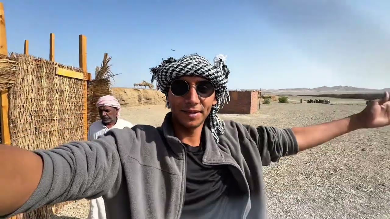 حياه البدو في مرسي علم حياه هادئه جدا و جمال الطبيعه تعالو نشوف عايشين ازاي متنساش تعمل subscribe ￼