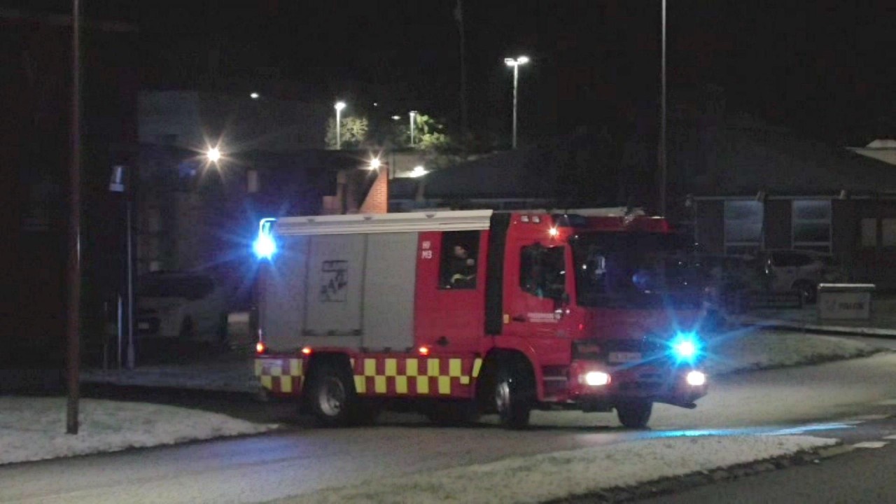 4X ST.HILLERØD (HIM1+HIM2+HIM3+HIS1) ABA HOSPITALET frederiksborg brand & redning brandbil udrykning