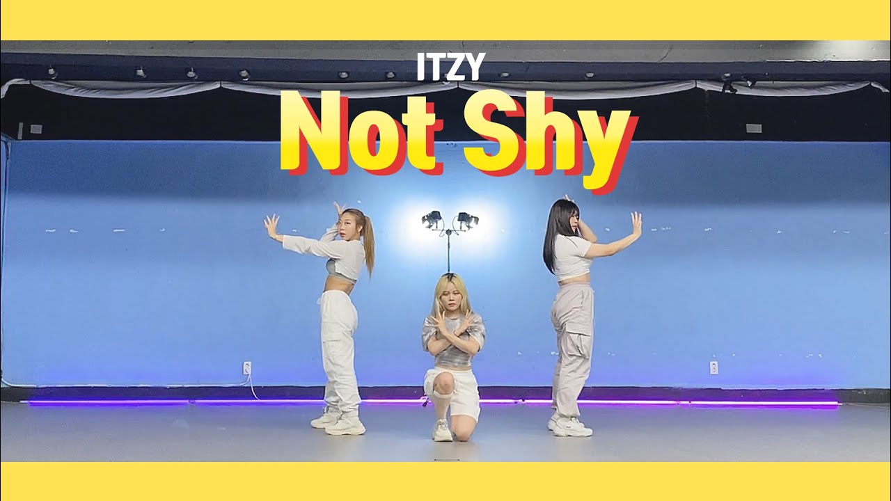 [MIRRORED] ITZY(있지) - Not Shy 안무 거울모드(3인 ver.) | Dance Cover kpop 커버댄스
