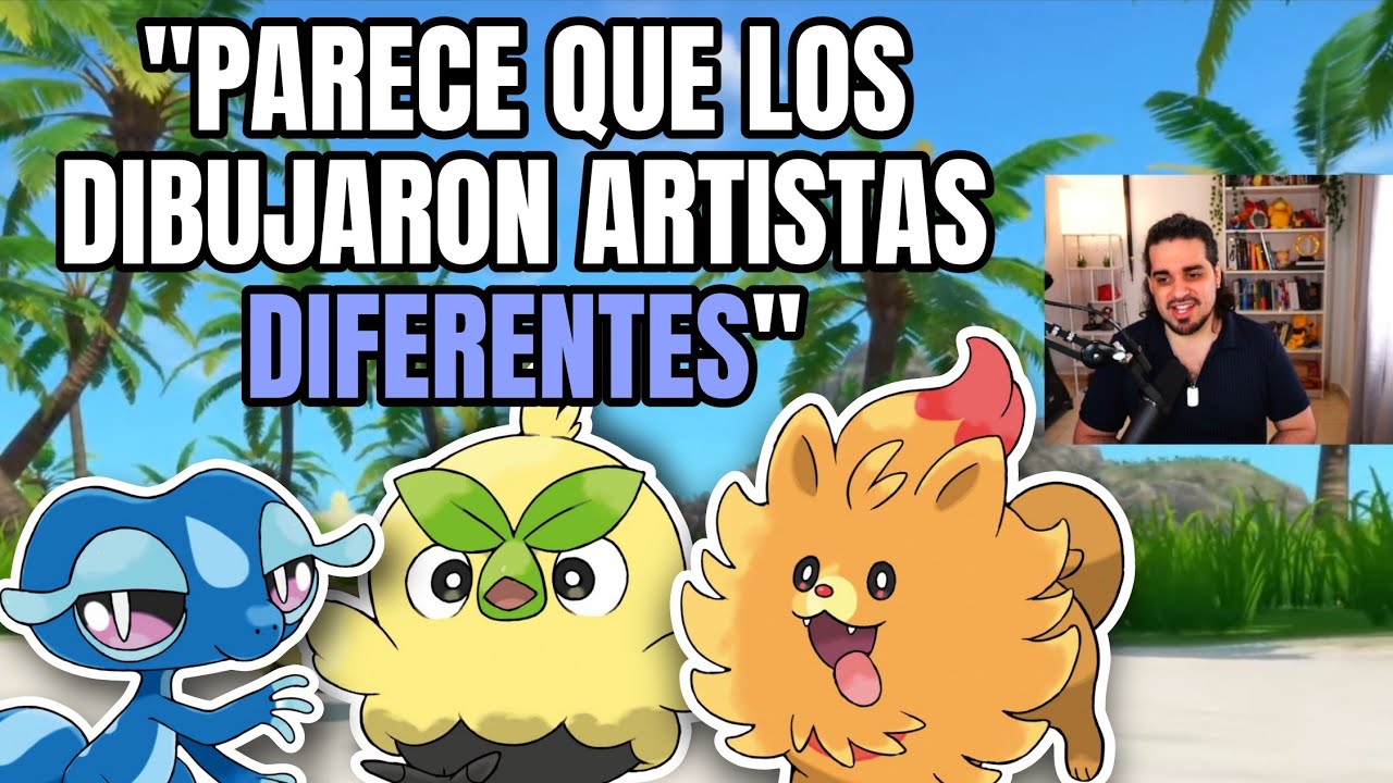 EricLostie analiza los DISE&Ntilde;OS de los POK&Eacute;MON INICIALES de la D&Eacute;CIMA GENERACI&Oacute;N