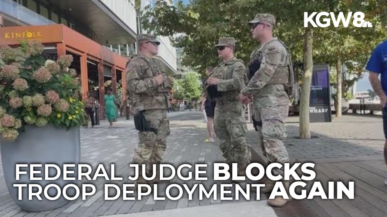 Federal judge halts President Trump's National Guard deployment to Oregon until Nov. 7