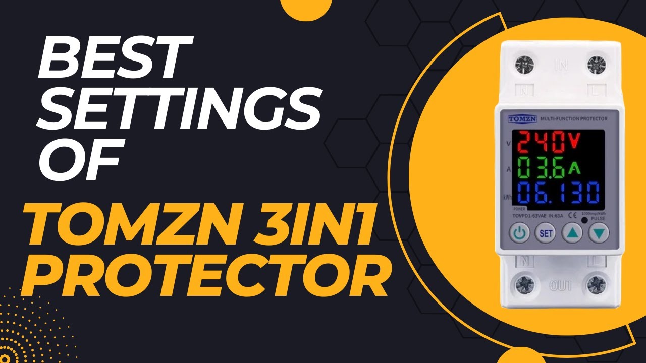 Best Settings of Tomzn 3in1 Voltage Protector