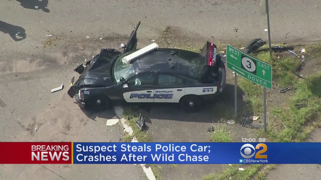 Wild Car Chase Ends In Crash