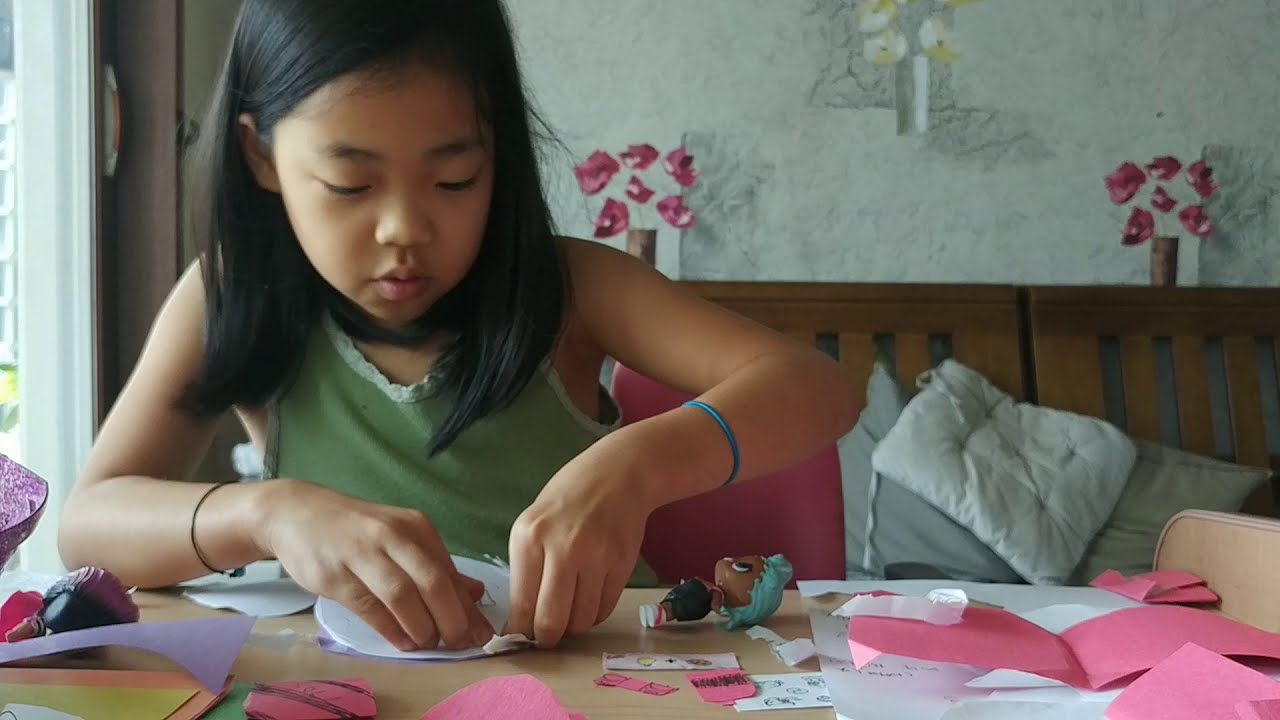 DIY(do it yourself) paper 2D L.O.L. surprise #crystalwoo (season 2 episoad 20)