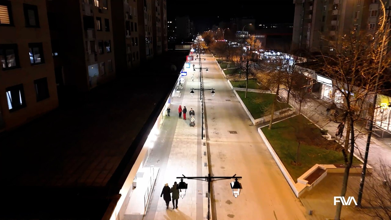 Nova LED rasvjeta na Bulevaru branilaca Dobrinje i dječije igralište