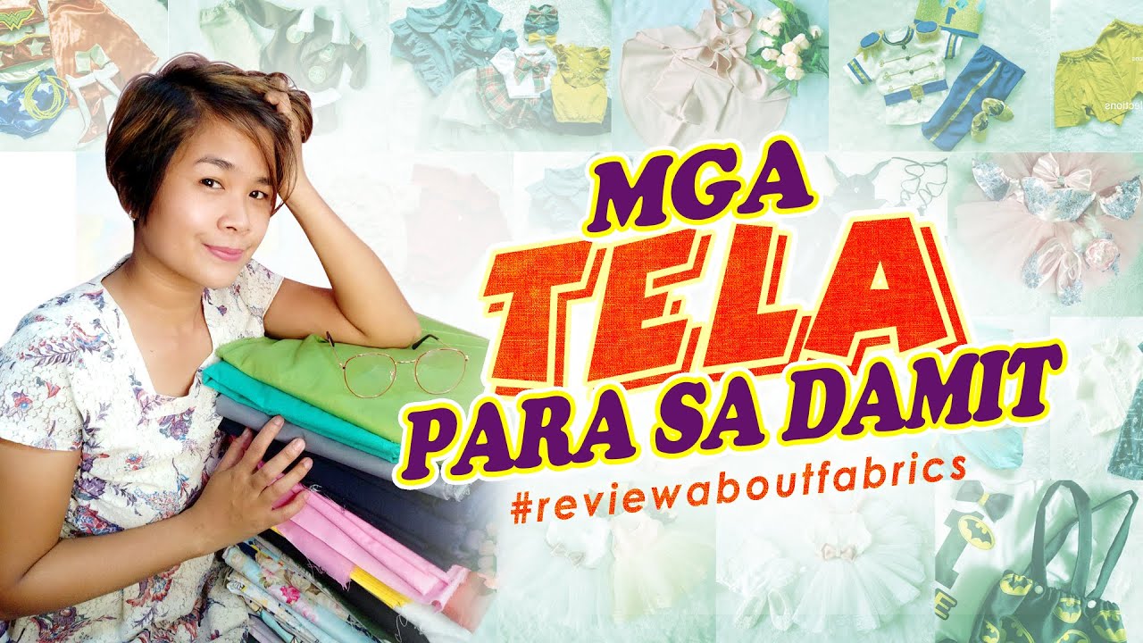 REVIEW ABOUT FABRICS w/ ENGLISH SUBTITLE | MGA TELA PARA SA DAMIT