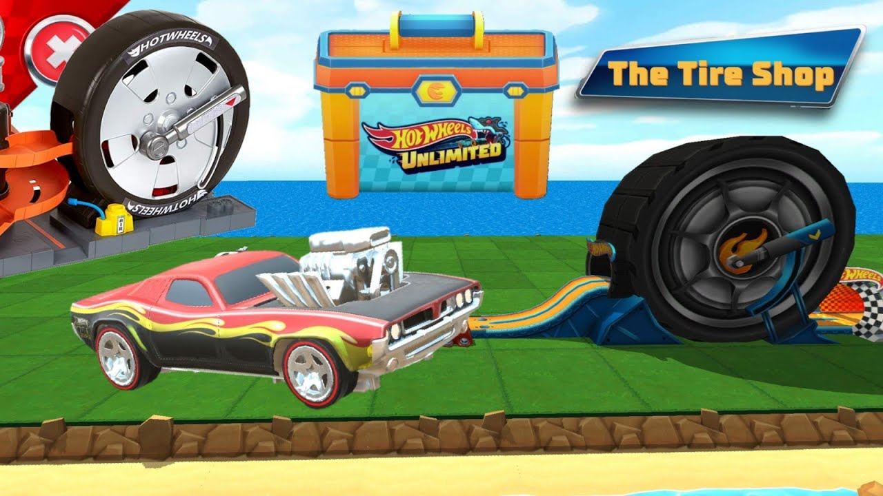 Hot Wheels Unlimited New Update !! Unlocked New Car Rodger Dodger and The Tire Shop Track Piece