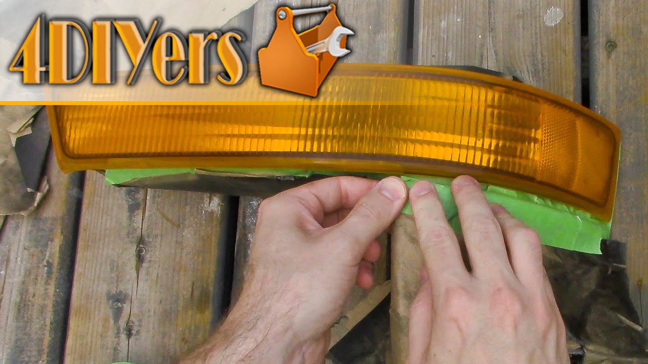 Time Lapse: Restoring Parking Lights Using Clear Coat