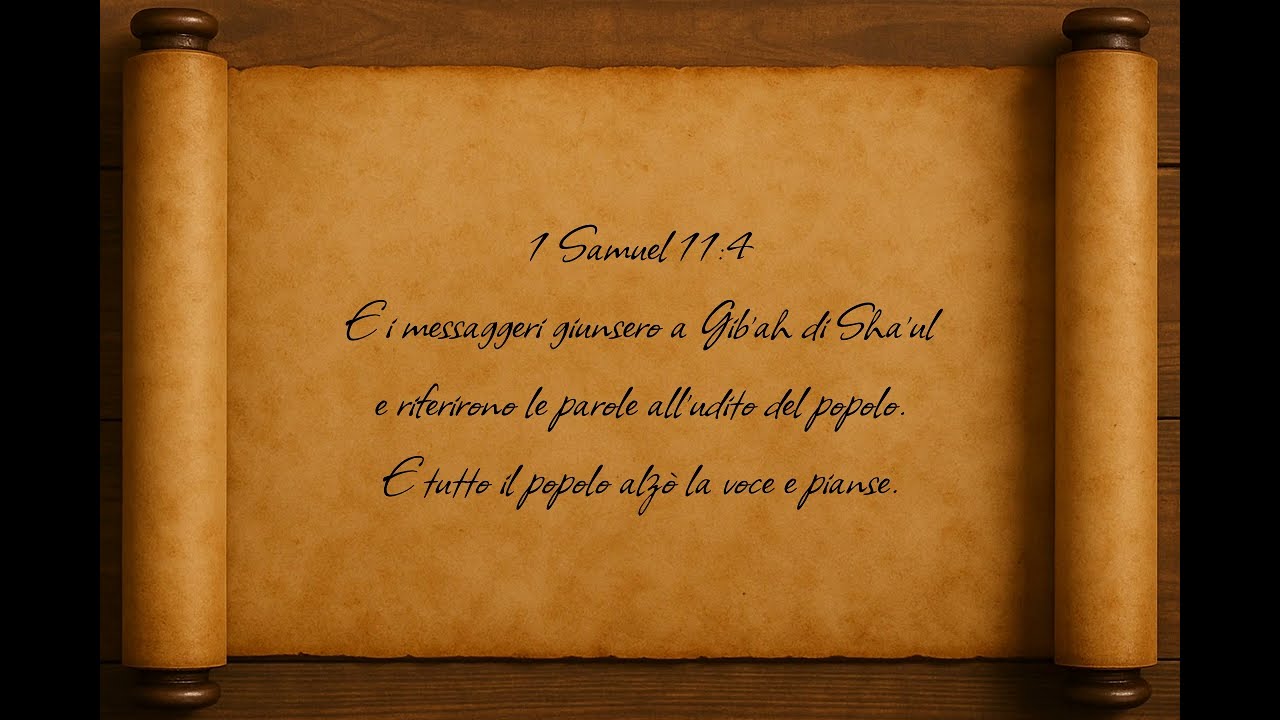 1 Samuele 11 — Italiano | BYNV Scriptures