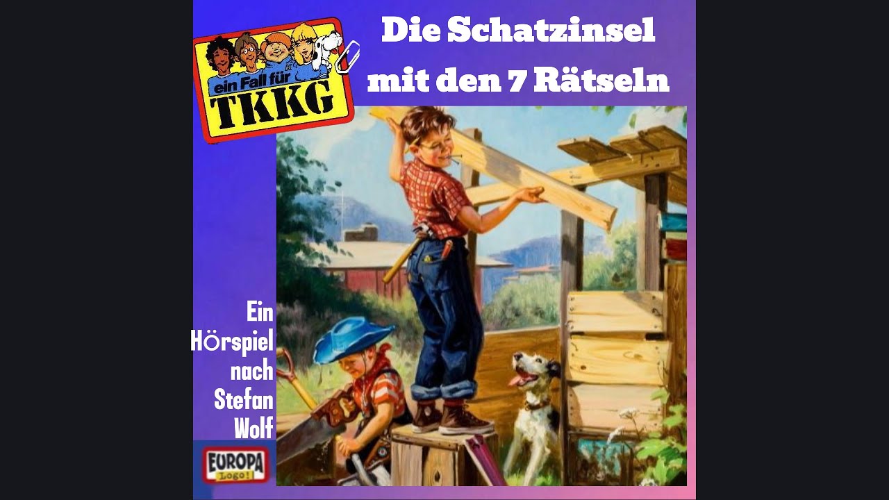 Reupload: TKKG Hörspiel: Die Schatzinsel mit den 7 Rätsel - (komplett)