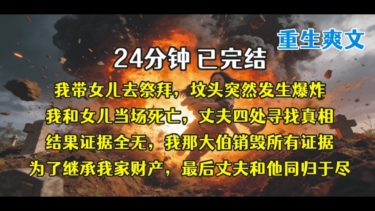 重生后，大伯满脸疑问，去祭拜爷爷，轰，一声巨响。。（第一次尝试，后段没生成次数了）